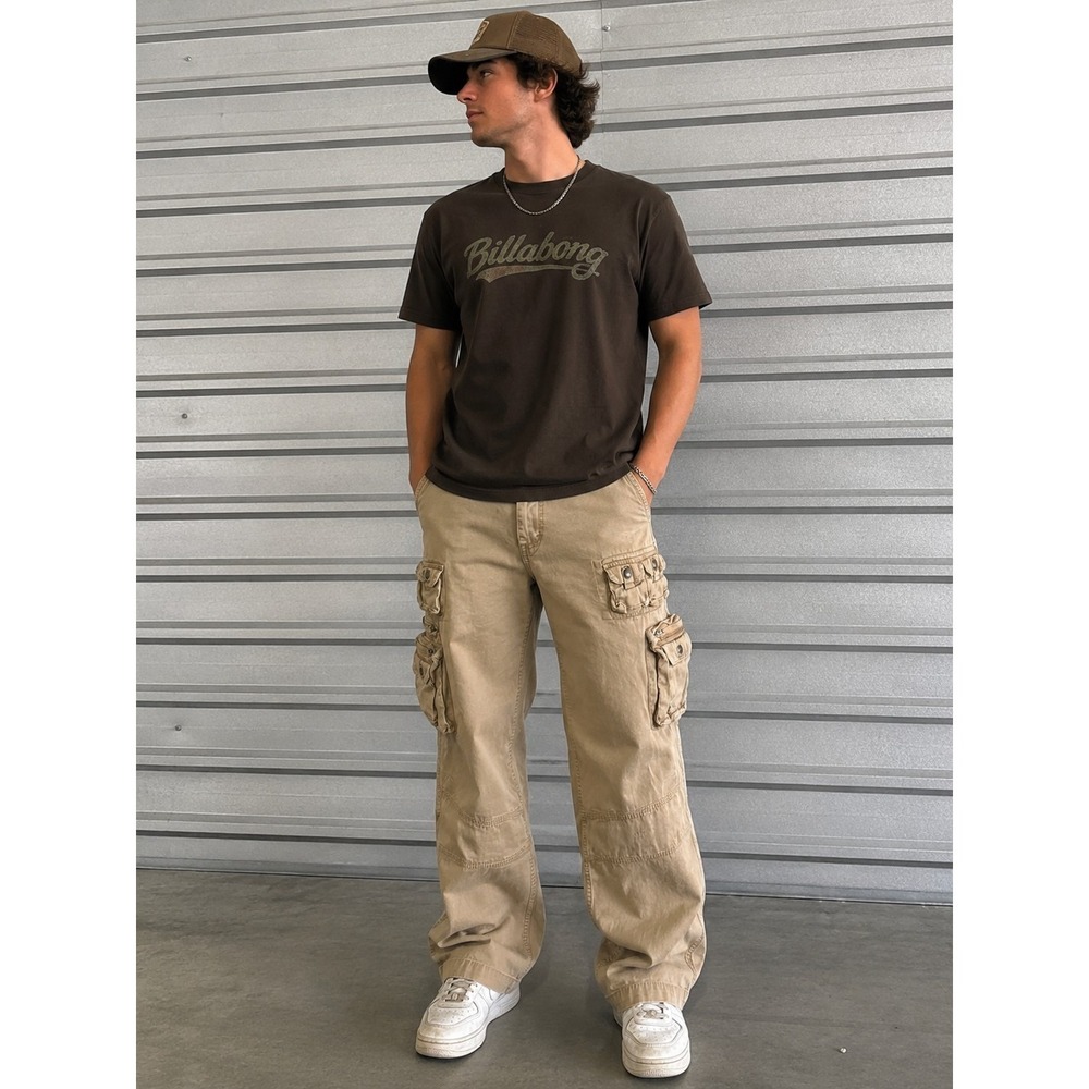 VTG Polo Ralph Lauren Paratrooper Cargo Pants 38x30 Military Utility Pockets Y2k